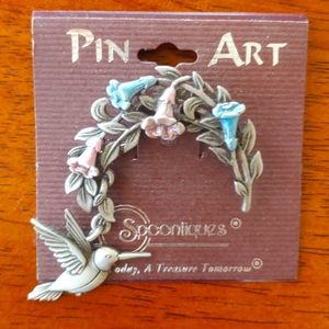 Spoontiques Hummingbird pin
